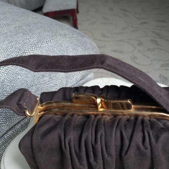 Davis Brown Velvet Purse - Picture 3 of 5